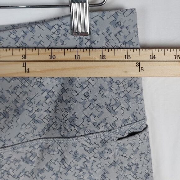 Spyder Active Leggings Medium Women’s Gray Print High Waist Stretch - Picture 8 of 11